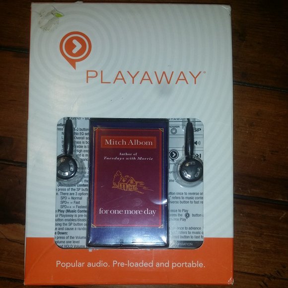 New Playaway for one more day  Mitch Albom Audiobook - Picture 2 of 3